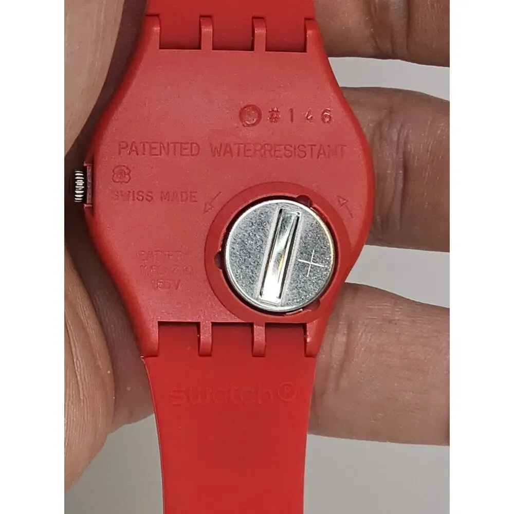 Swatch Red Watch Ref SZ5013 